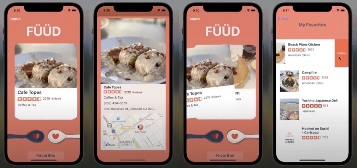 FUUD app screenshot